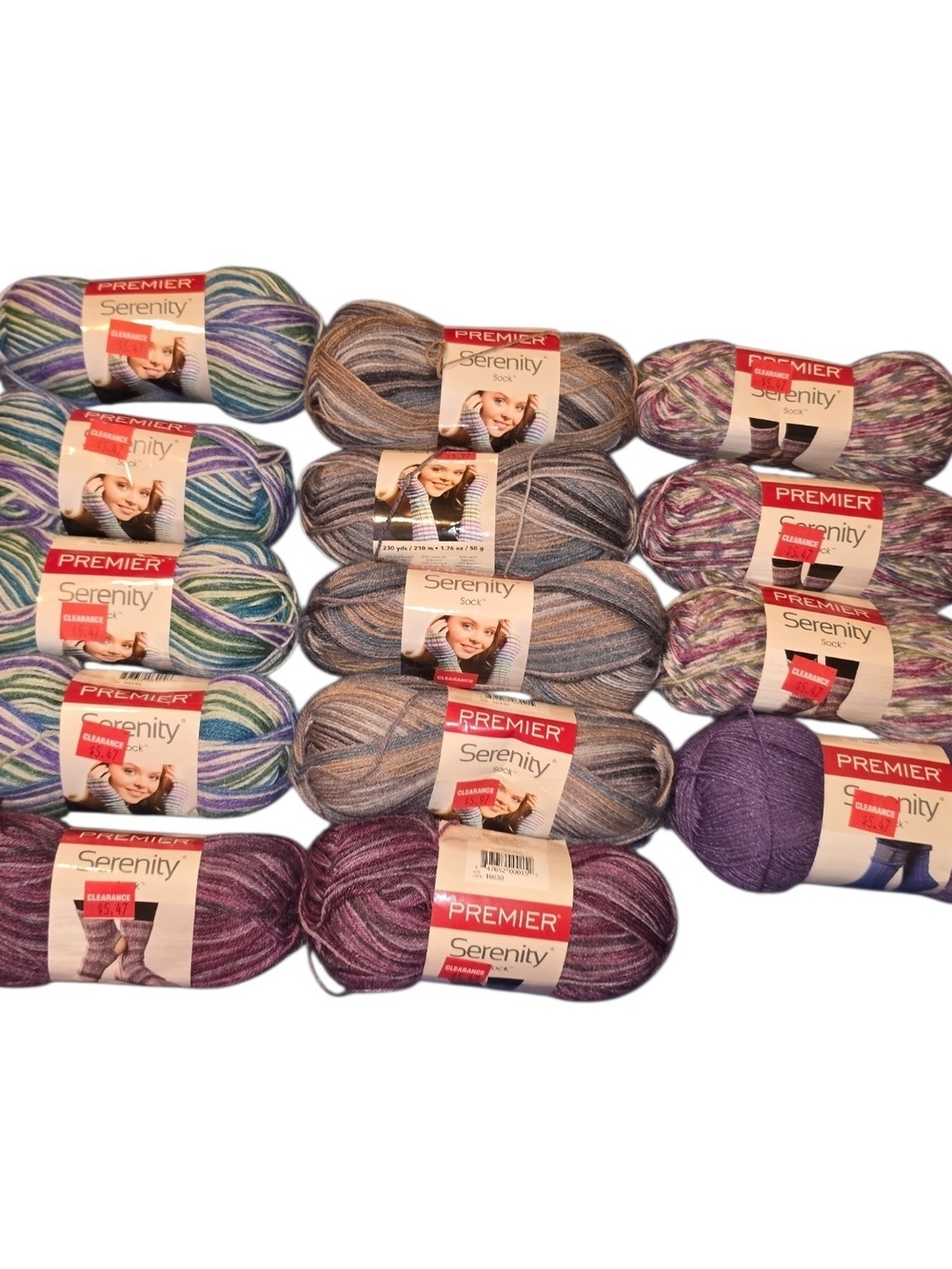 Premier Serenity Super Fine Merino Bamboo Yarn – 14 Skeins – Discontinued